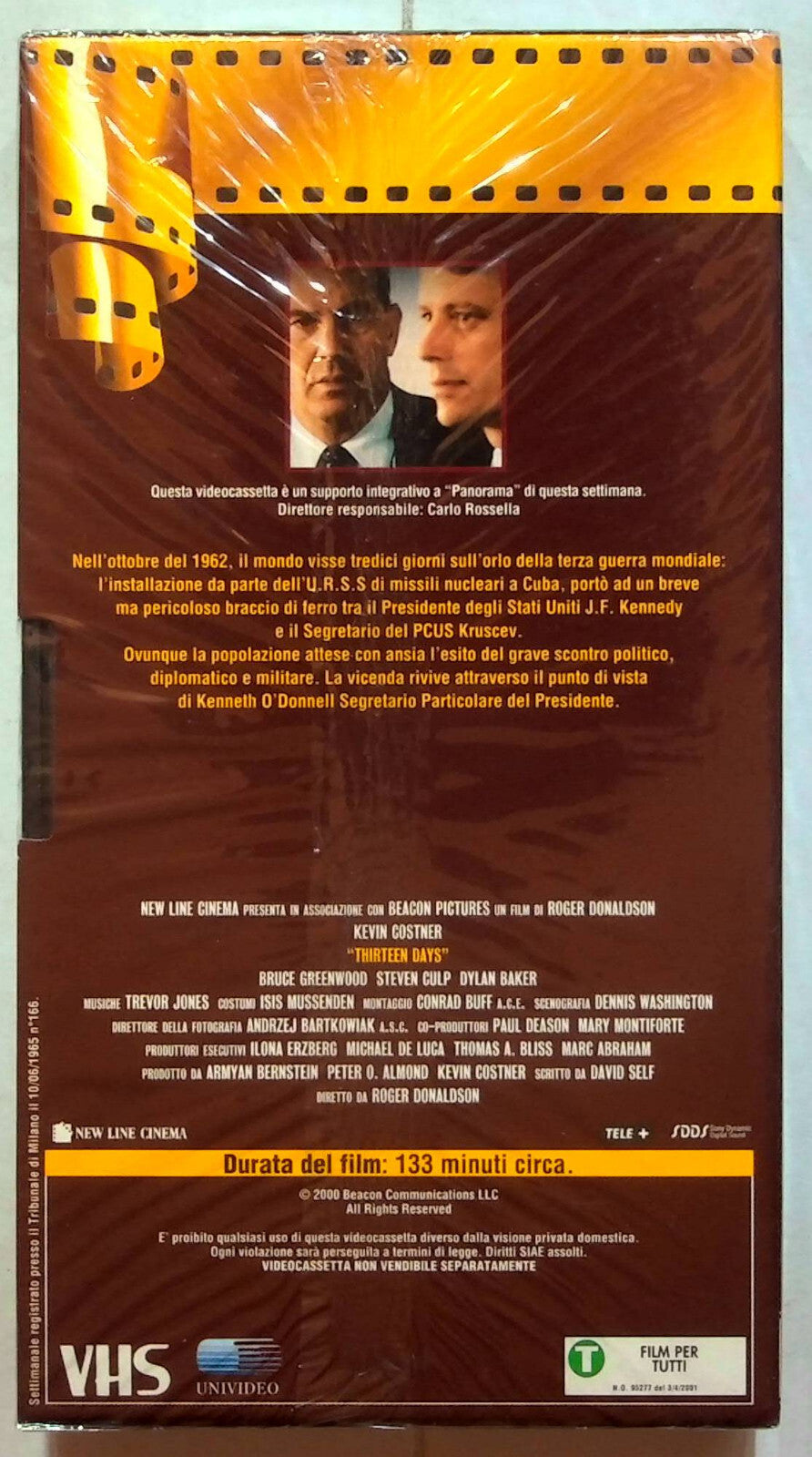 EBOND Thirteen Days Editoriale VHS VH001907