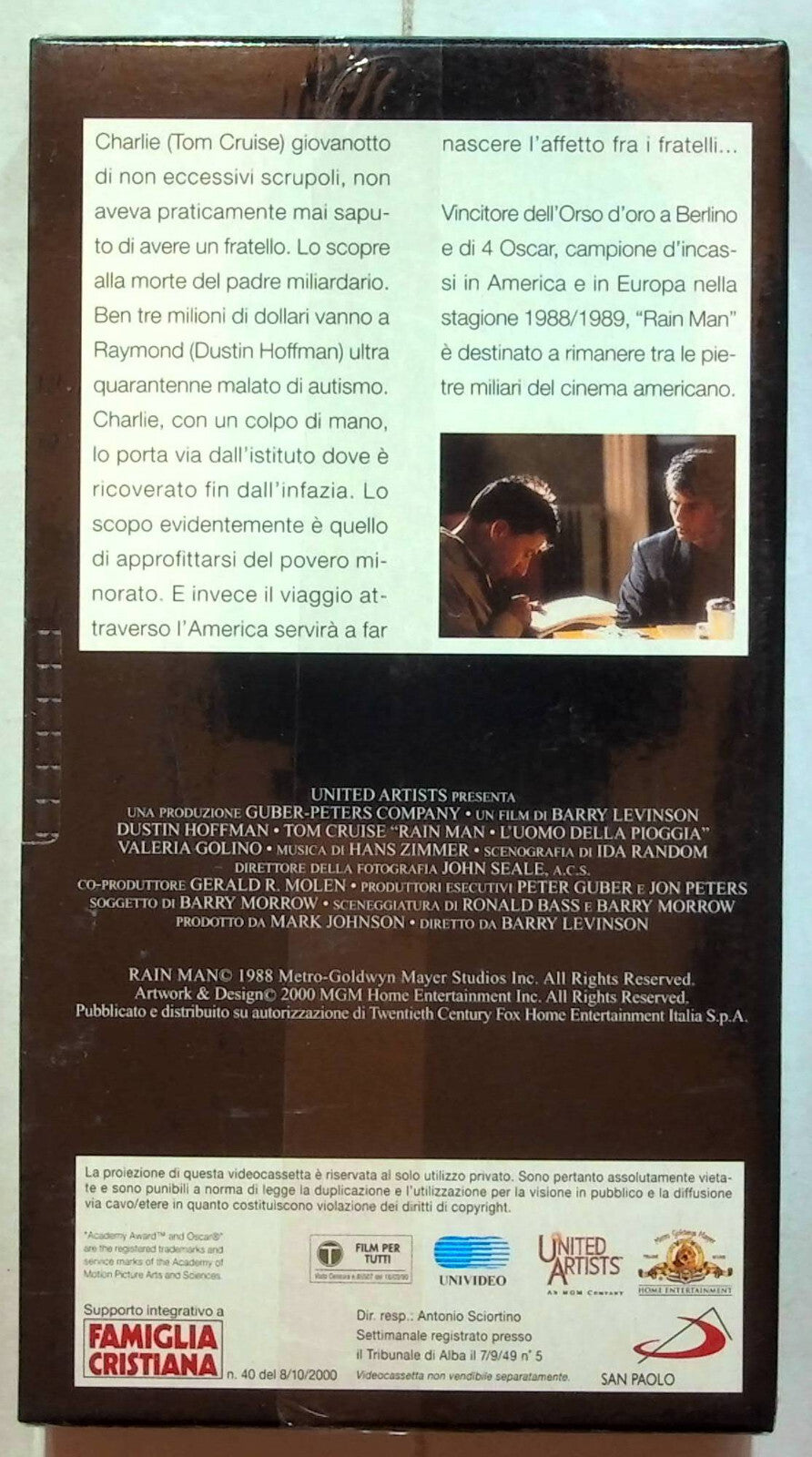 EBOND Rain Man - L'uomo Della Pioggia Editoriale VHS VH001913