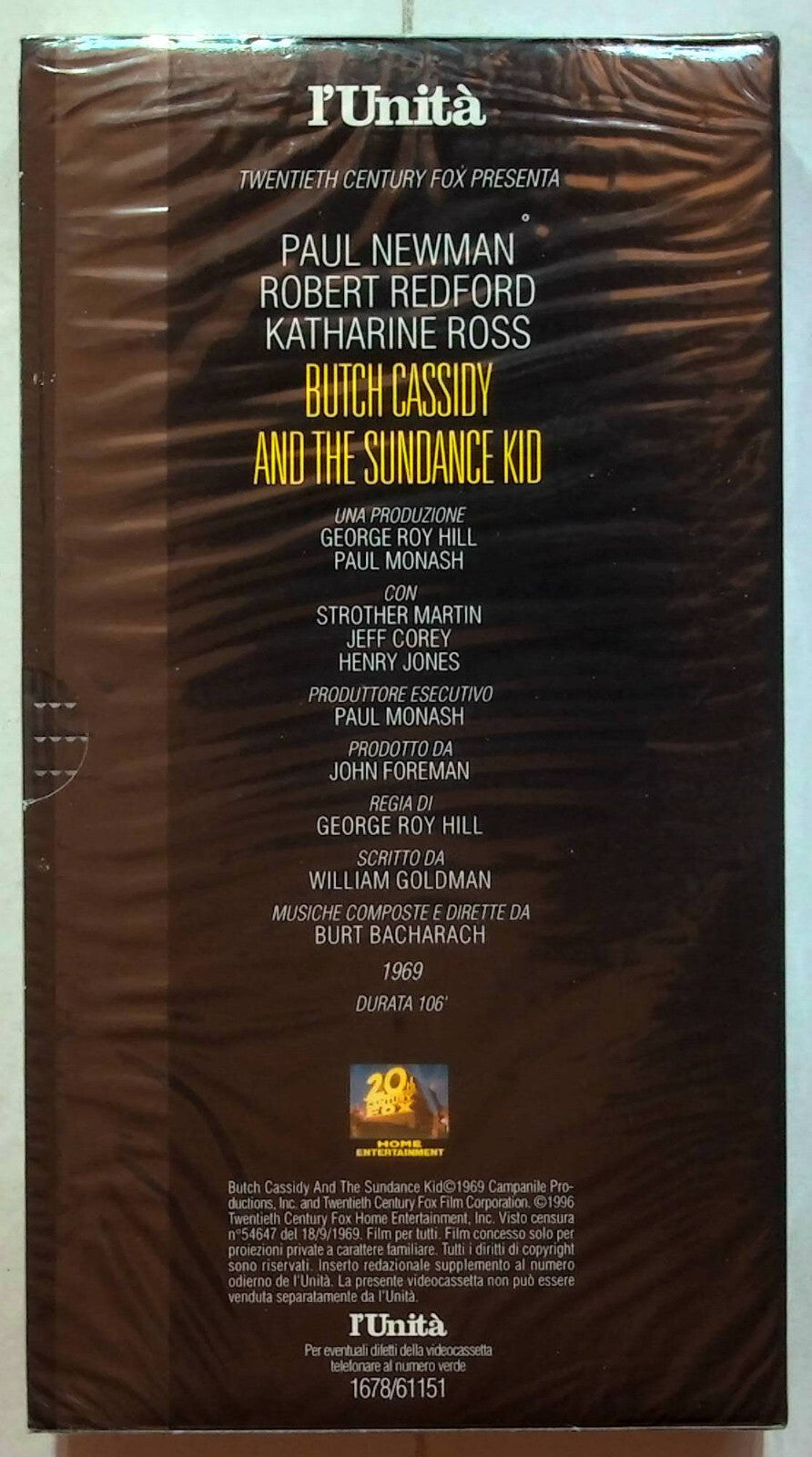 EBOND Butch Cassidy Editoriale VHS VH001923