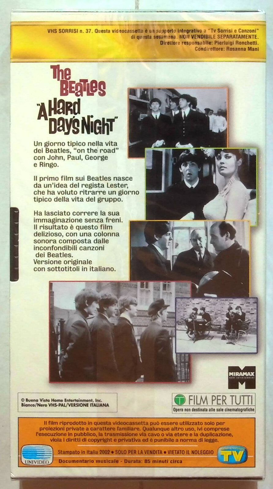 EBOND A Hard Days Night - The Beatles Editoriale VHS VH001924