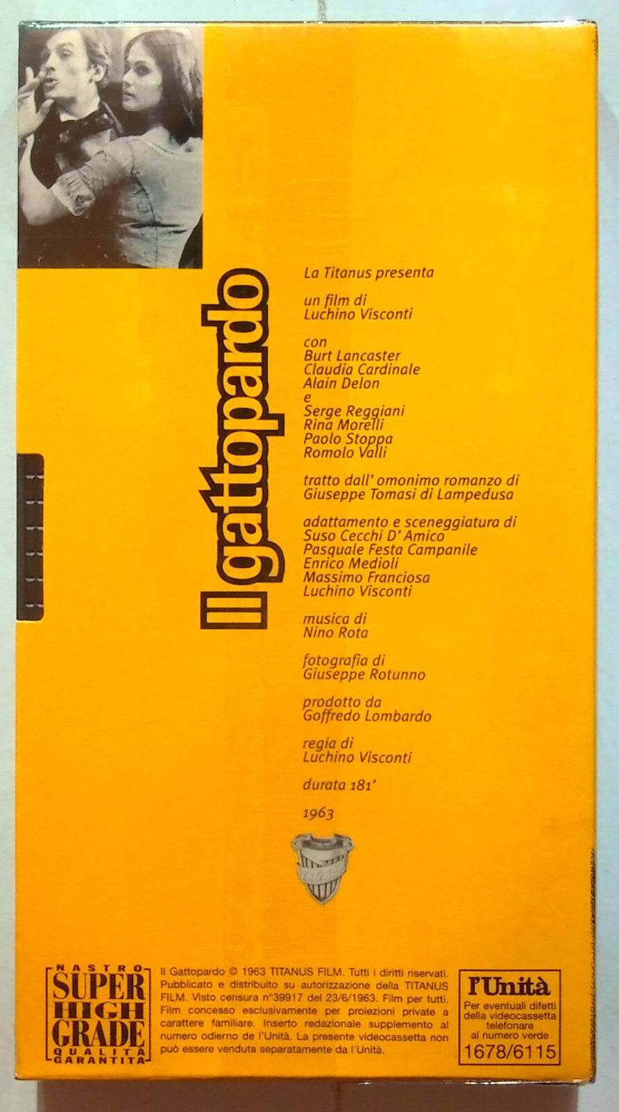 EBOND Il Gattopardo Editoriale VHS VH001942