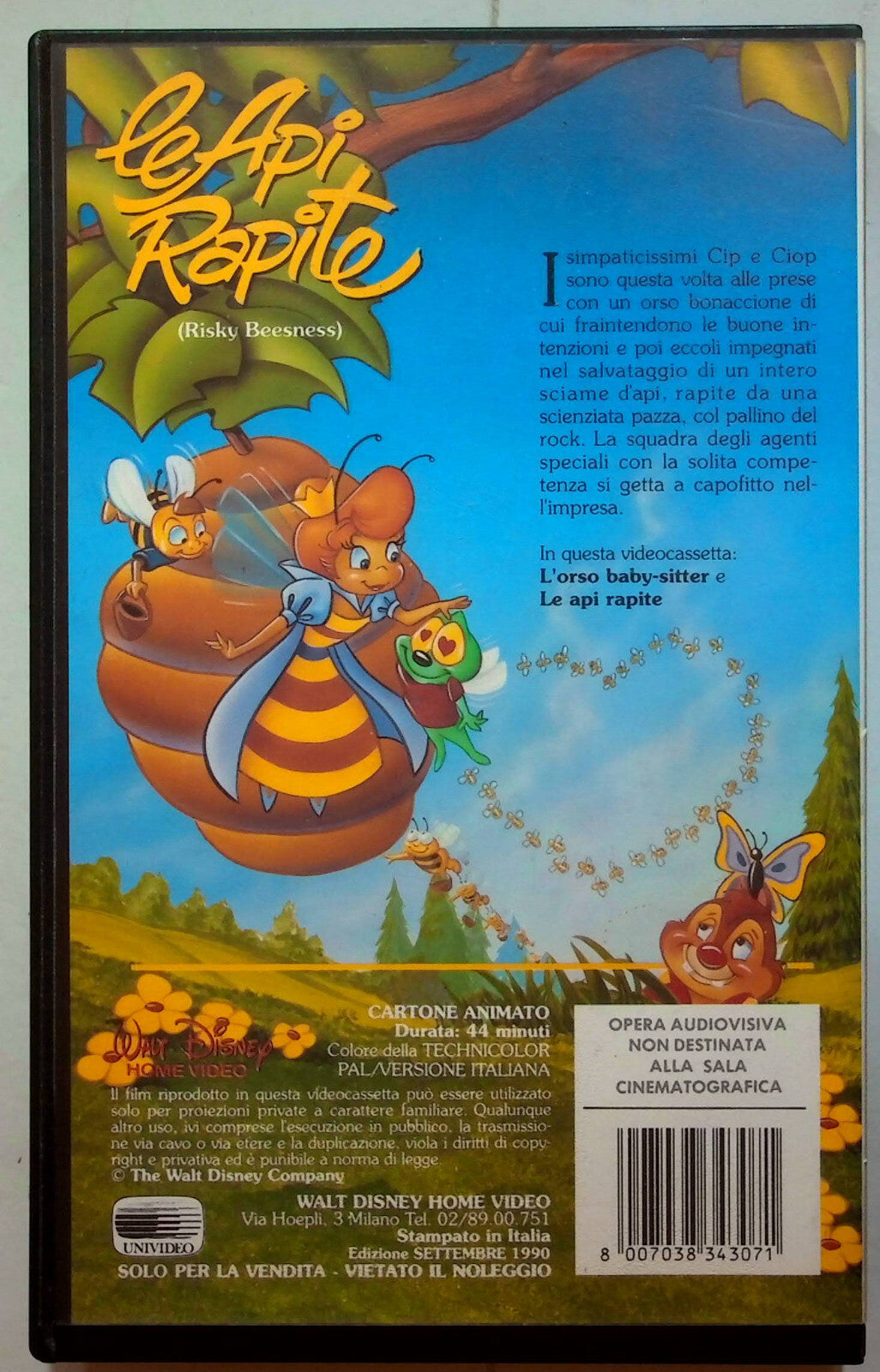 EBOND Cip & Ciop Agenti Speciali - Le Api Rapite - Walt Disney - VHS VH002060