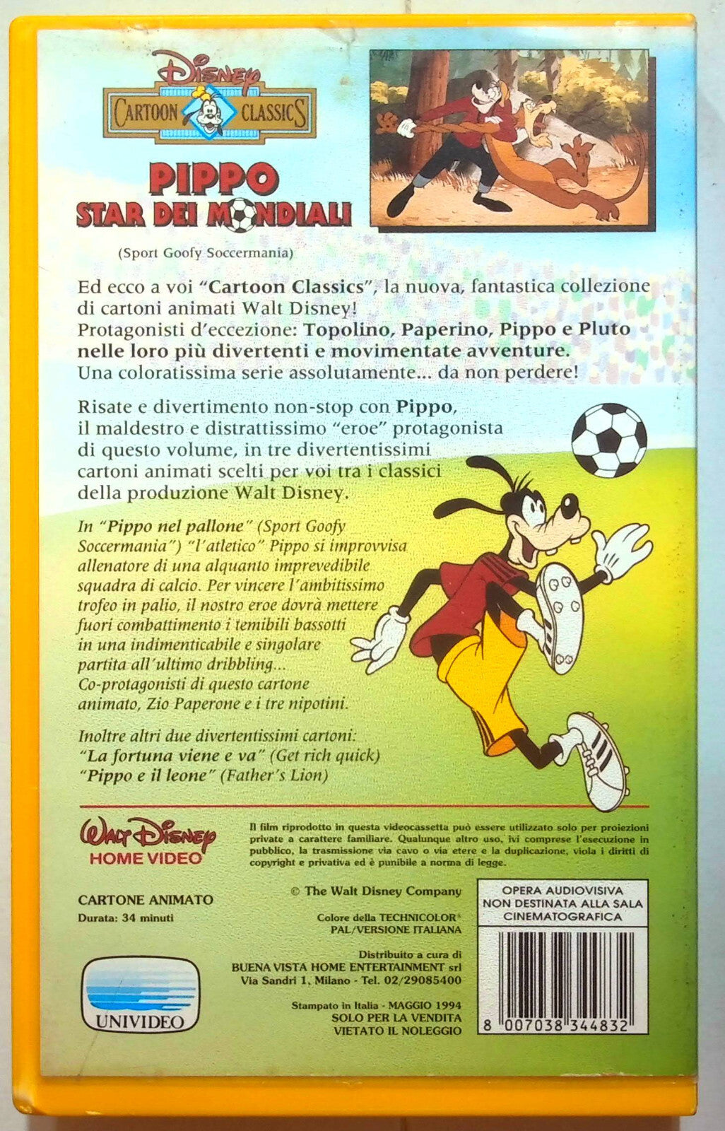 EBOND Pippo Star Dei Mondiali - Walt Disney Classic - VHS VH002061