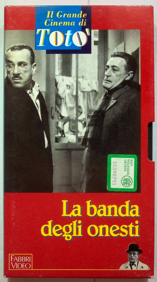 EBOND La Banda Degli Onesti Editoriale VHS VH002077