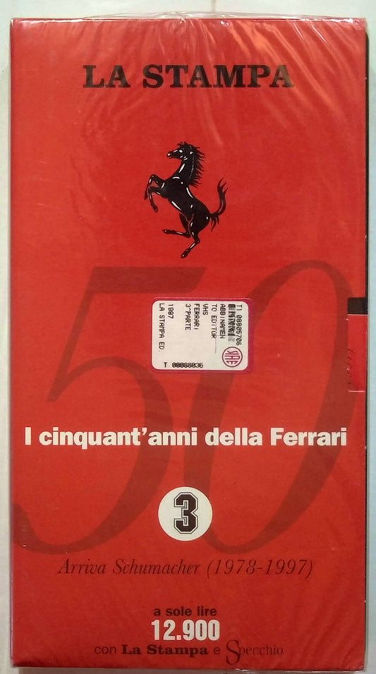 EBOND I 50 Anni Della Ferrari Arriva Schumacher 1978/97 Vol3 Edit. VHS VH002120