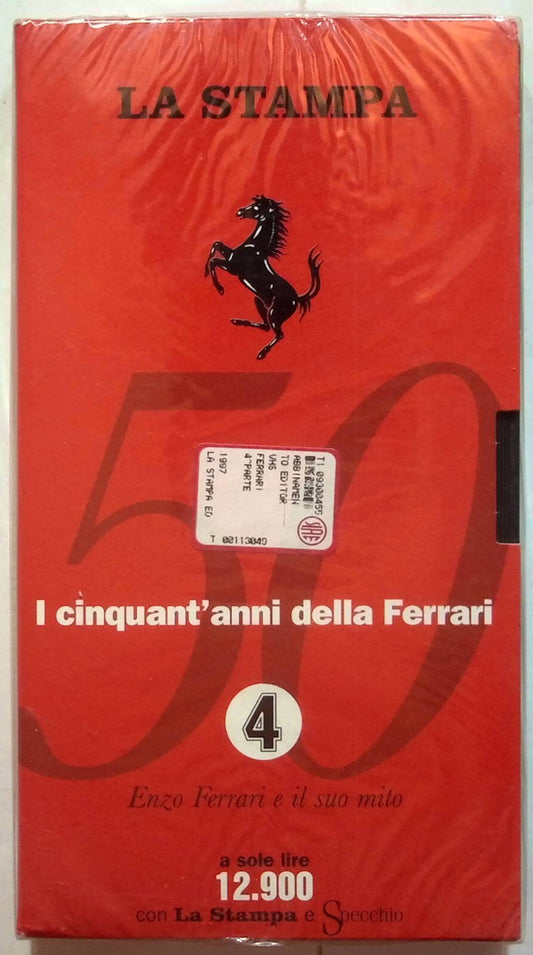 EBOND I 50 Anni Della Ferrari Enzo Ferrari E Il Suo Mito Vol4 Edit. VHS VH002121