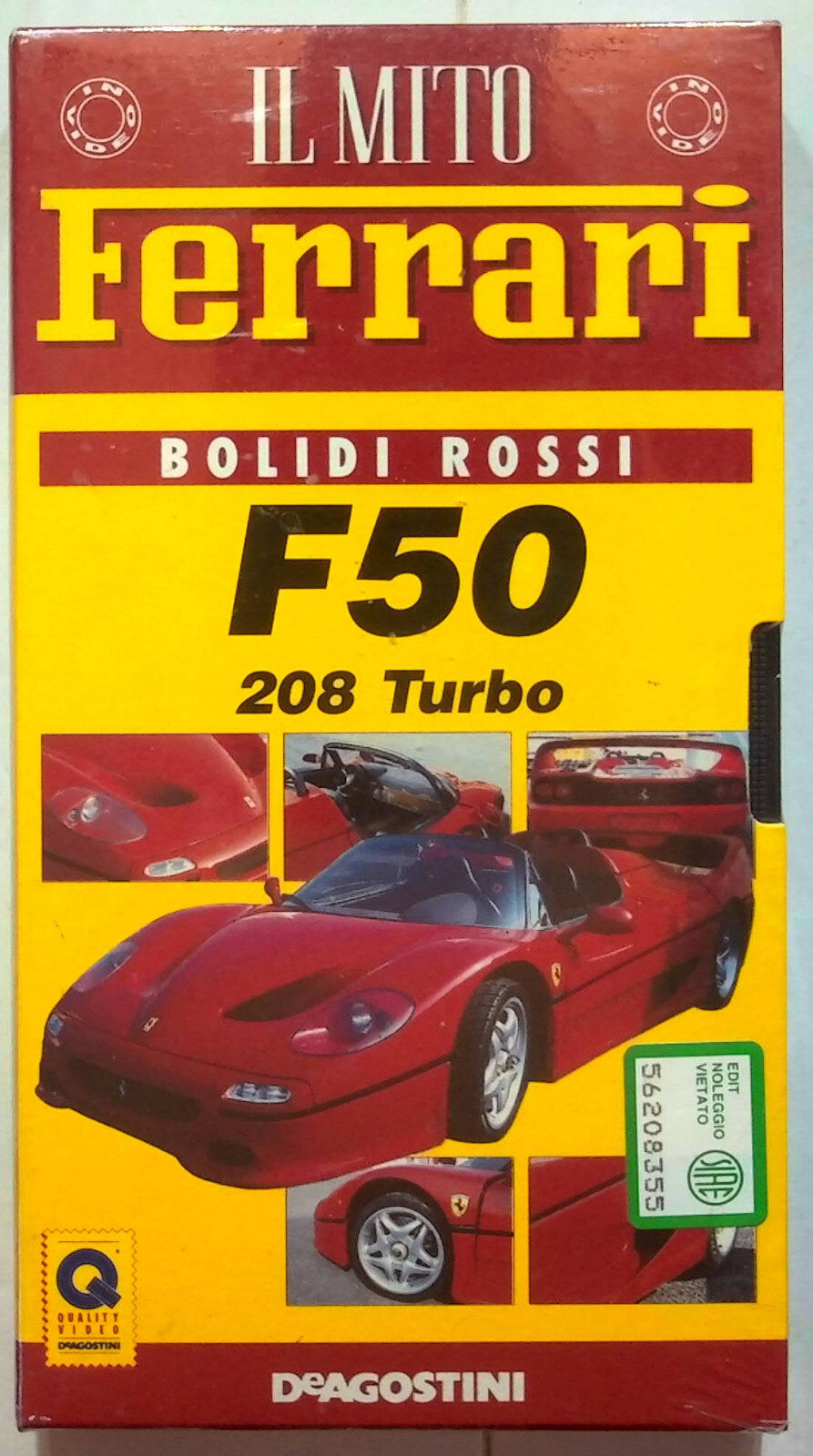 EBOND Il Mito Ferrari Bolidi Rossi - F50 e 208 Turbo Editoriale VHS VH002124