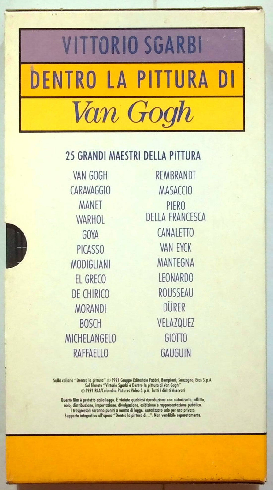 EBOND Vittorio Sgarbi Dentro La Pittura Di Van Gogh Vol 1 Editorialevhs VH002128