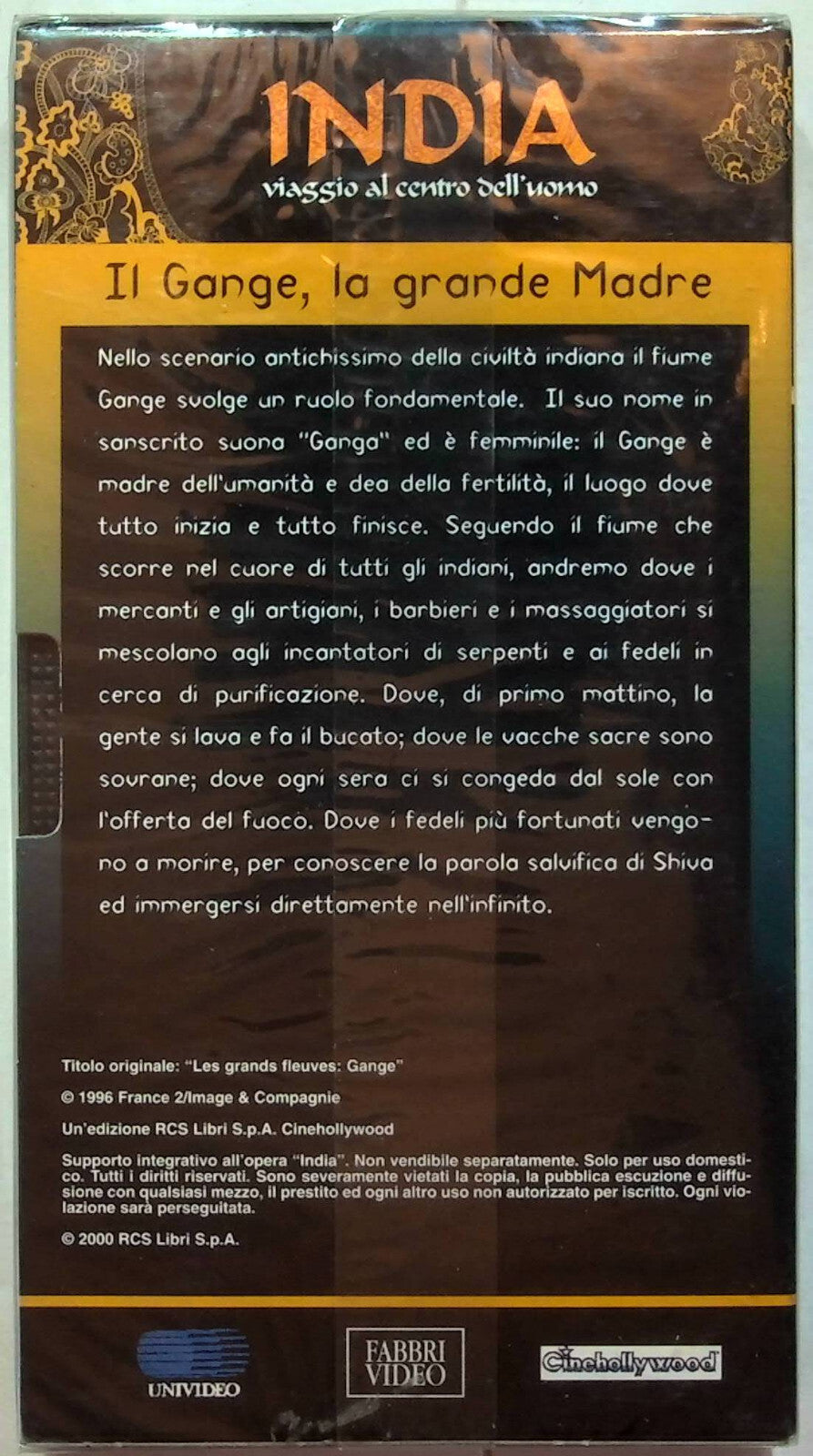 EBOND India - Il Gange,la Grande Madre Editoriale VHS VH002129