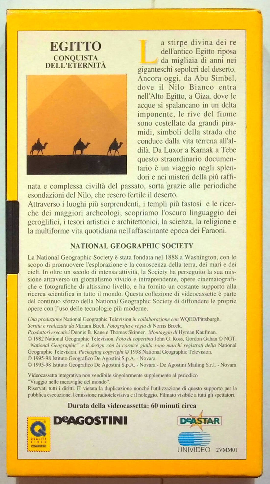 EBOND Egitto,la Conquista Dell'eternita Editoriale VHS VH002132
