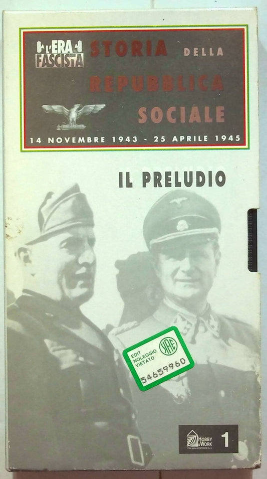 EBOND L'era Fascista - Il Preludio Volume 1 - Editoriale VHS VH002138