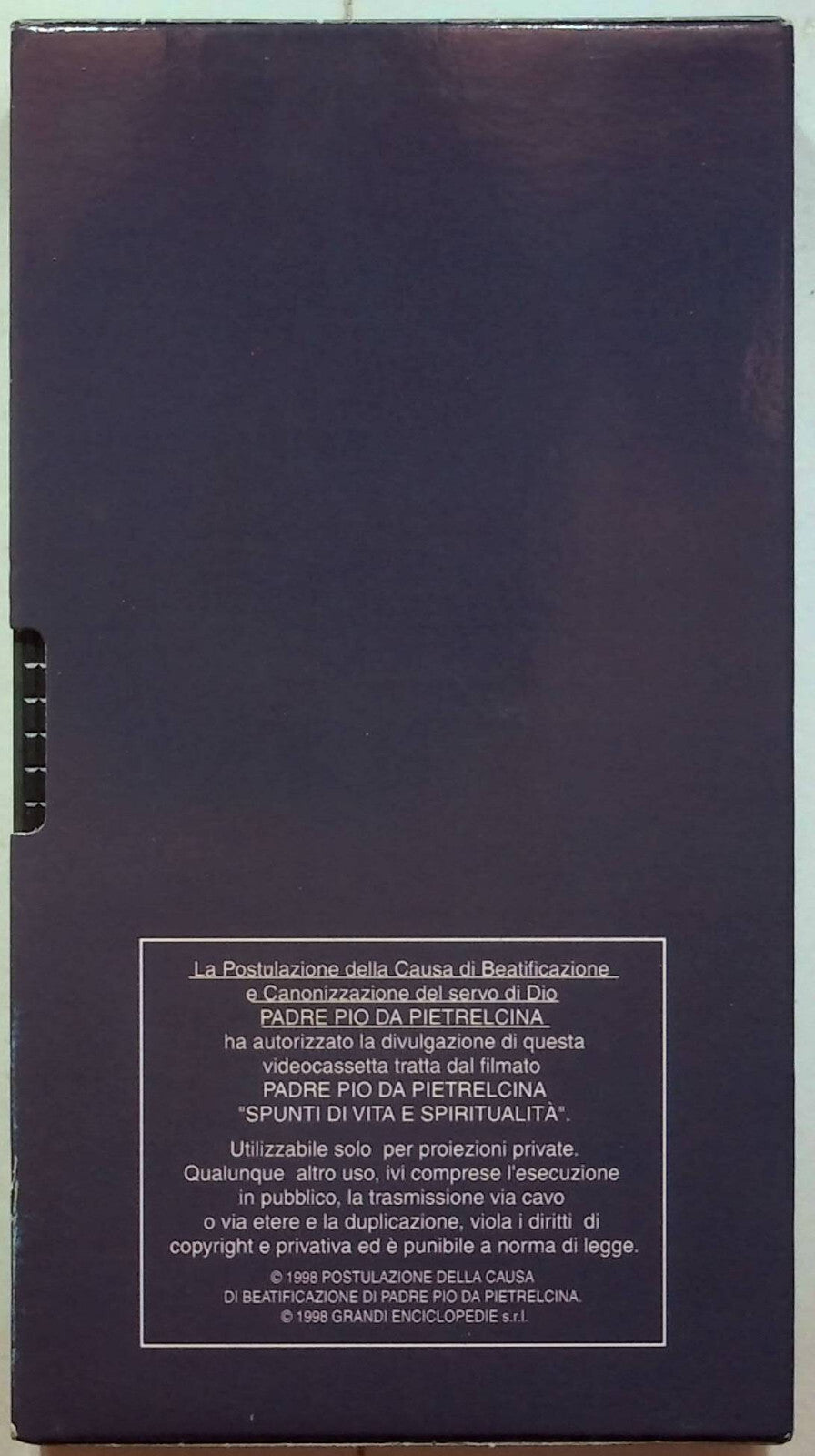 EBOND I Filmati e La Parola Di Padre Pio - Editoriale VHS VH002160