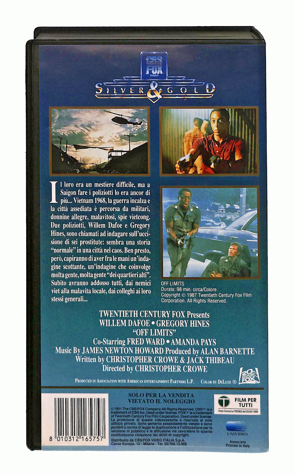 EBOND Saigon Christopher Crowe Univideo Cbs Fox VHS VH002204