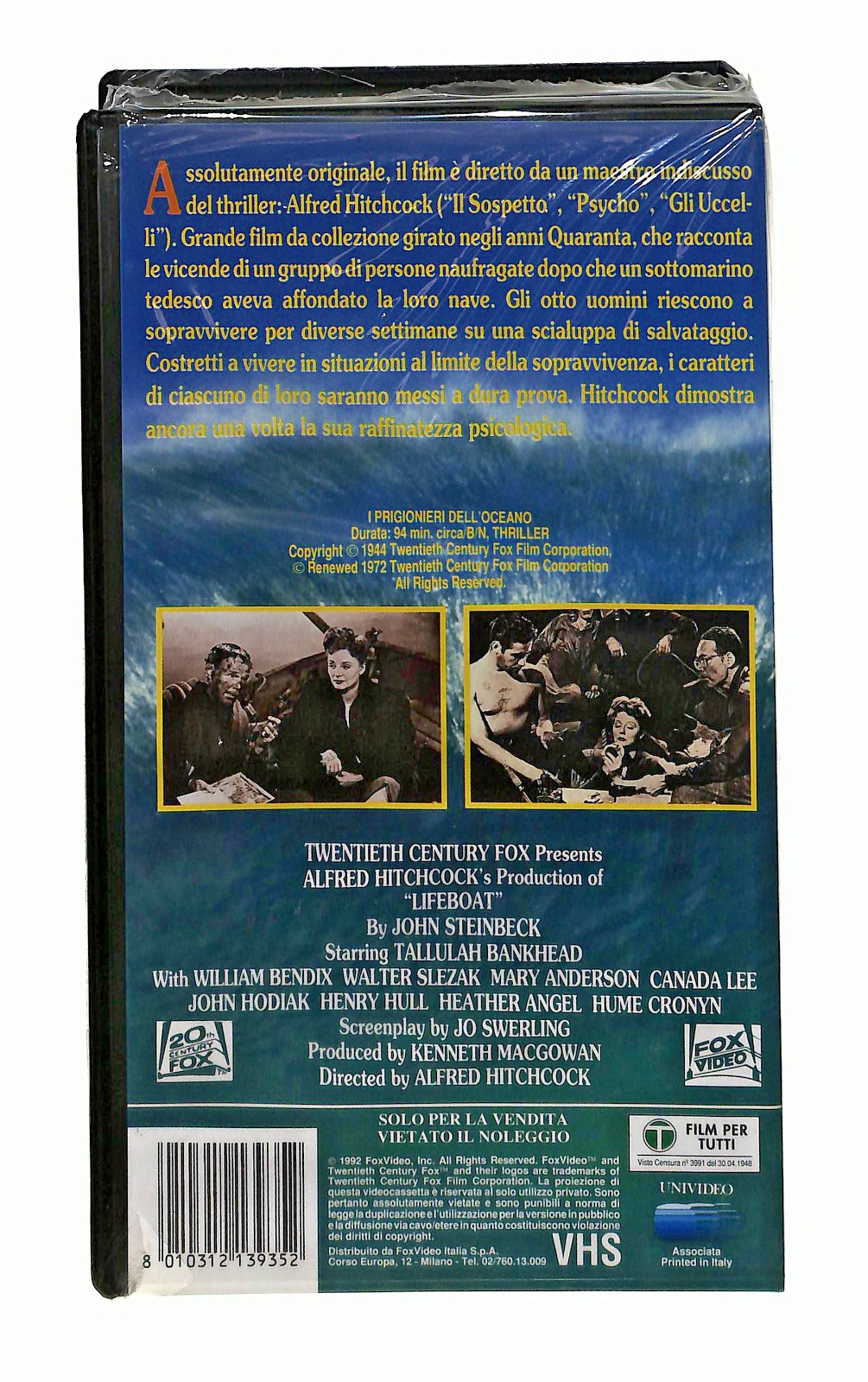 EBOND Prigionieri Dell Oceano Univideo Fox VHS VH002212