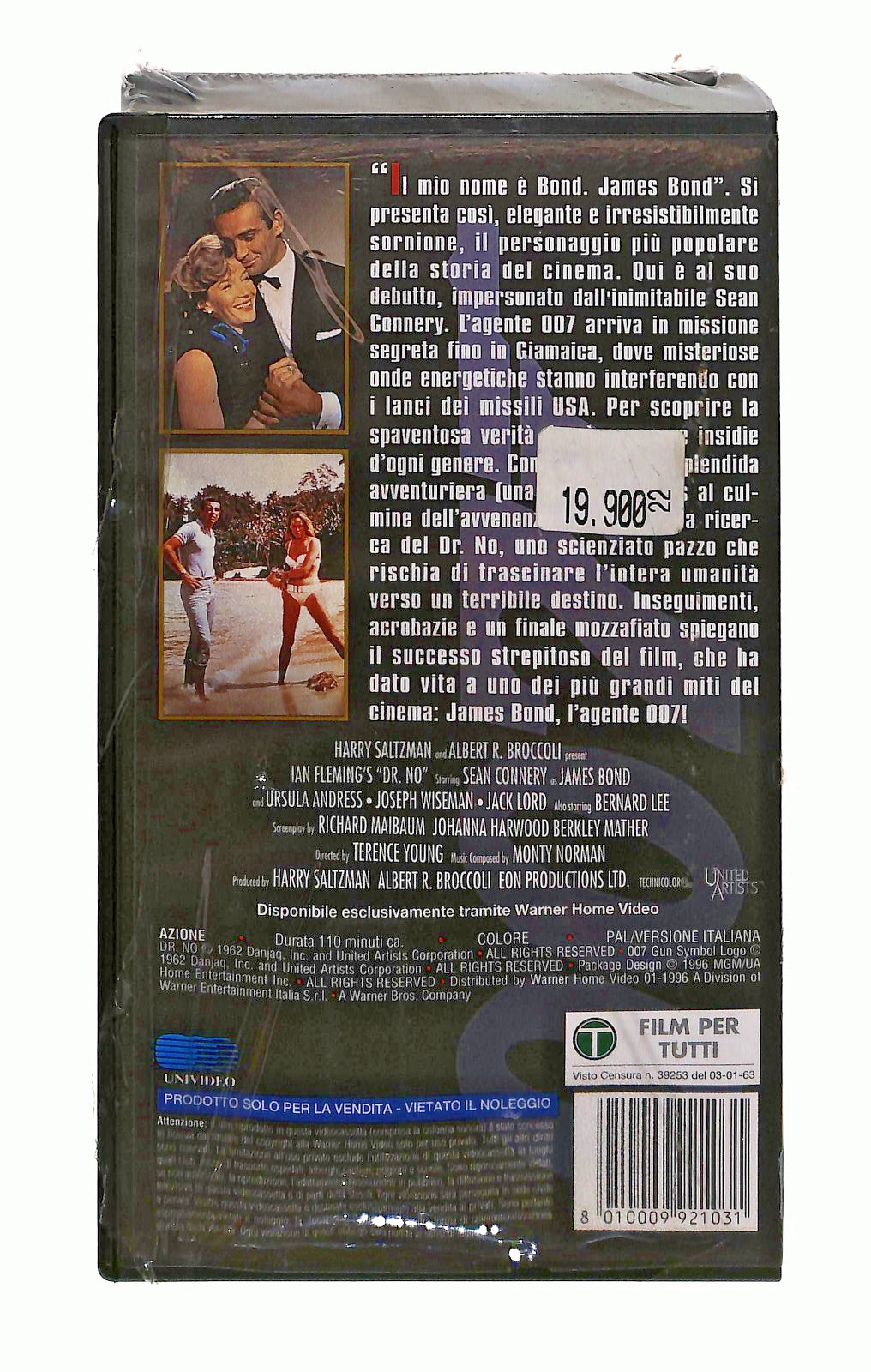 EBOND Licenza Di Uccidere James Bond 007 Classic Bond VHS VH002261