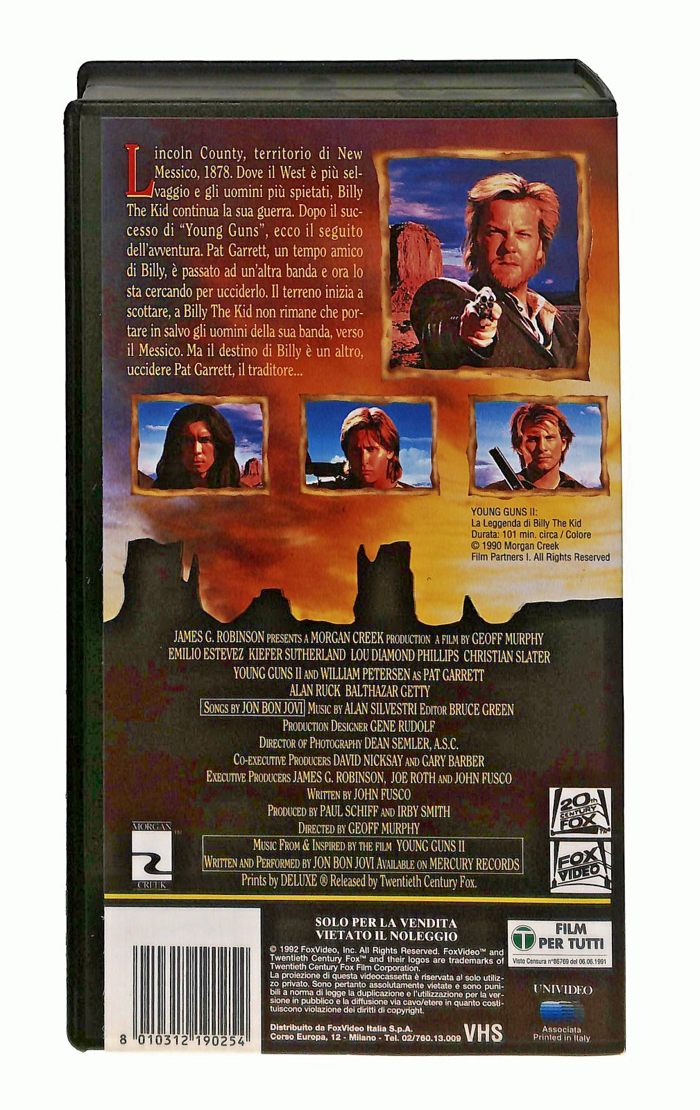 EBOND Young Guns Ii La Leggenda Di Billy The Kid Fox VHS VH002274