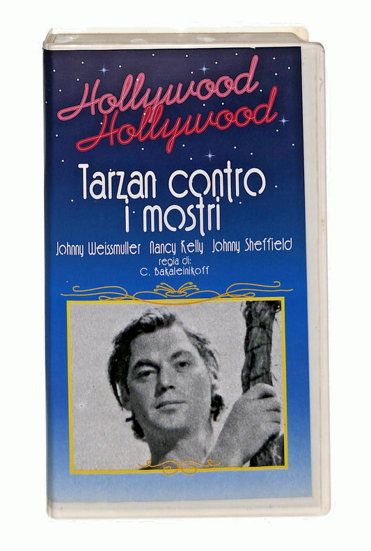 EBOND Tarzan Contro i Mostri Weissmuller Kelly Sheffield Hollywood VHS VH002283