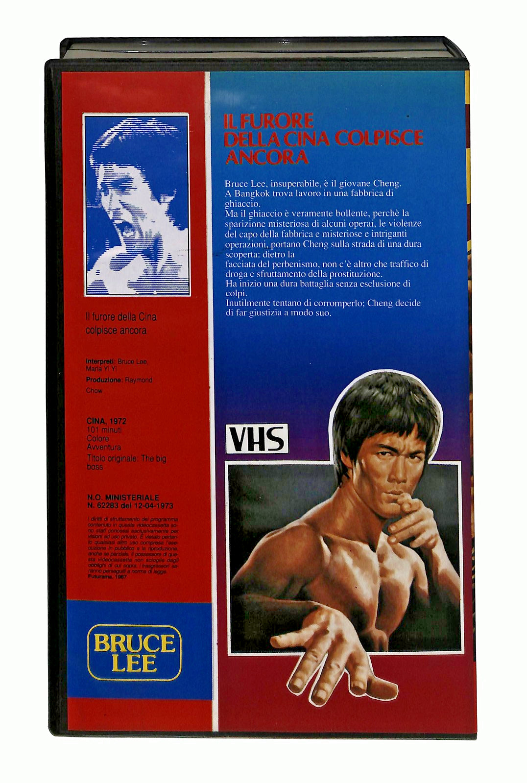 EBOND Il Furore Della Cina Colpisce Ancora Bruce Lee VHS VH002304