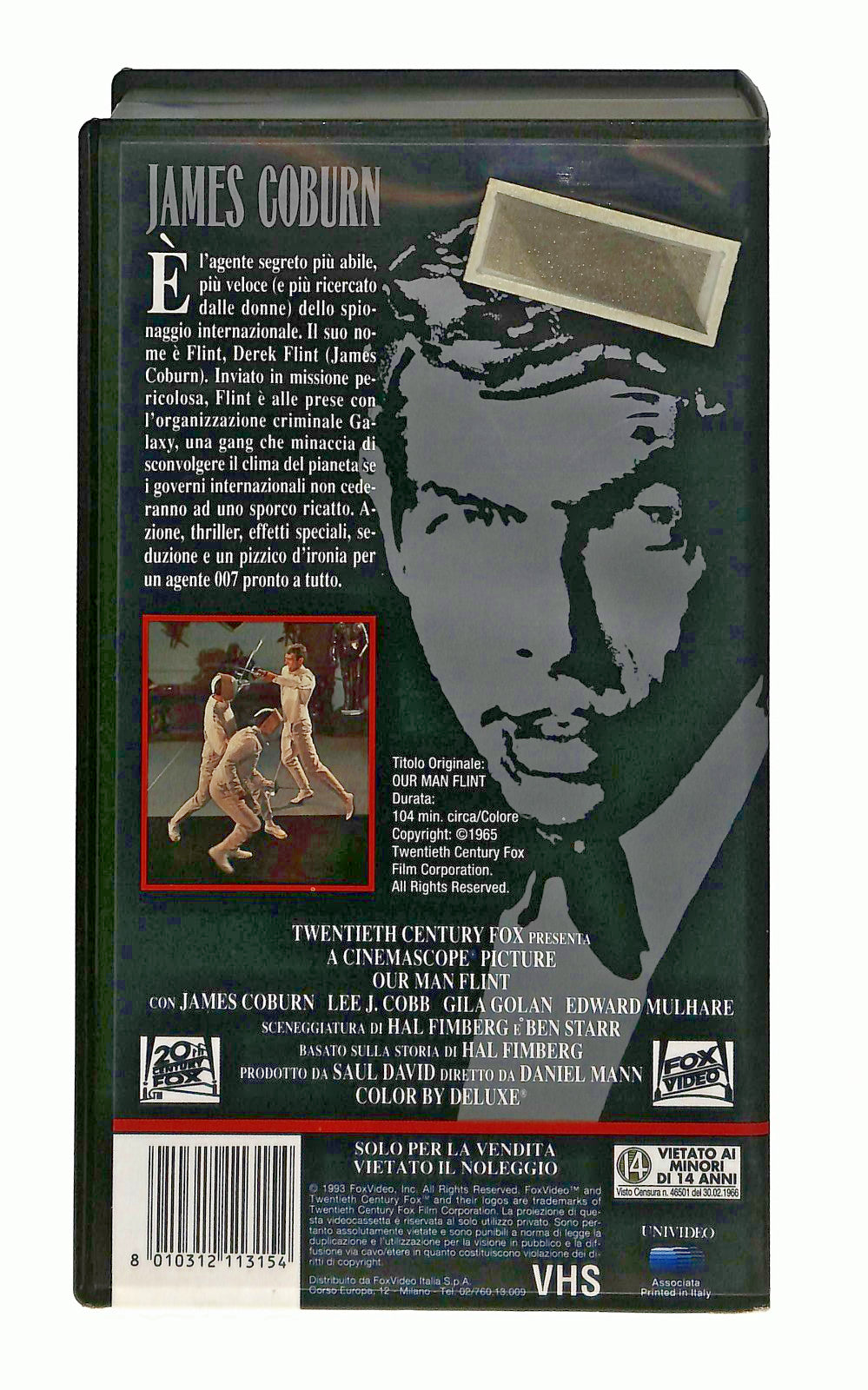 EBOND Il Nostro Agente Flint James Coburn Fox VHS VH002305