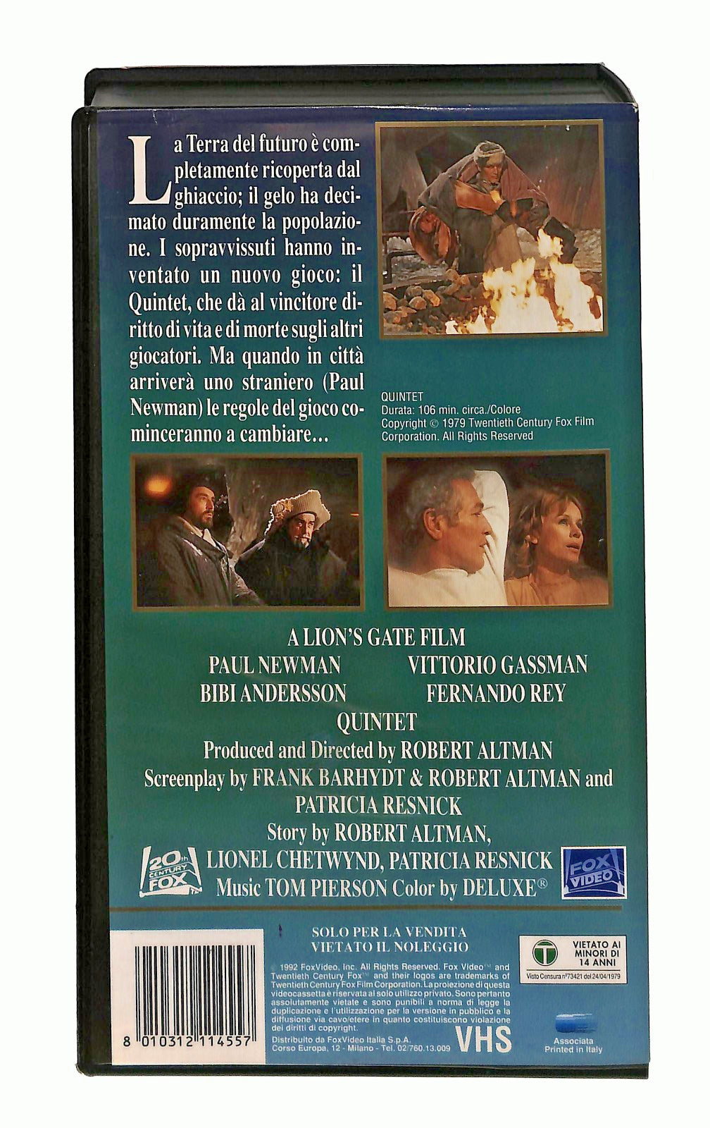 EBOND Quintet Newman Andersson Gassman Rey Fox VHS VH002307