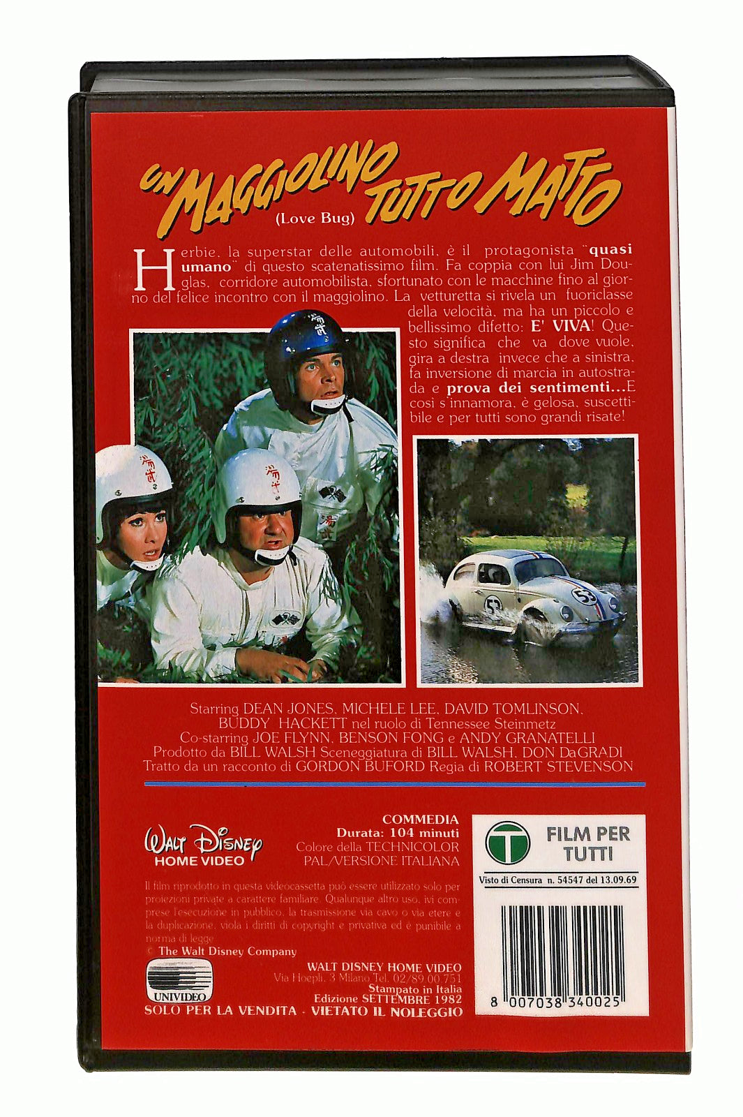 EBOND Un Maggiolino Tutto Matto Walt Disney VHS VH002312