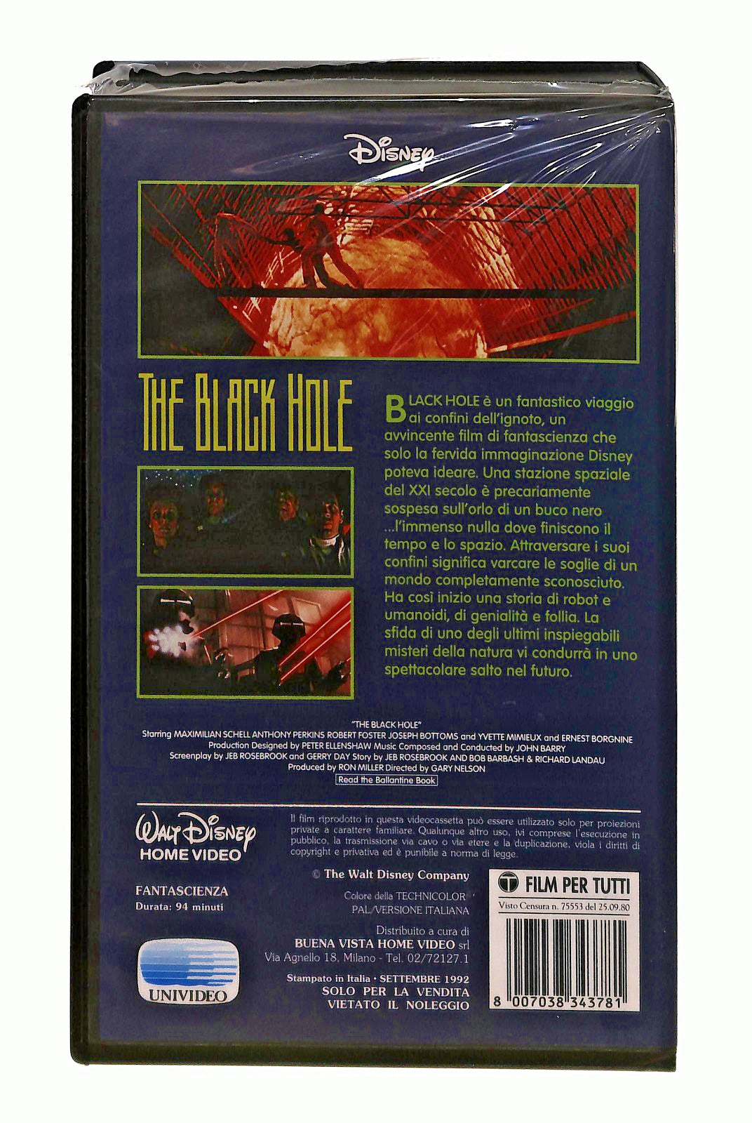 EBOND The Balck Hole Disney VHS VH002318