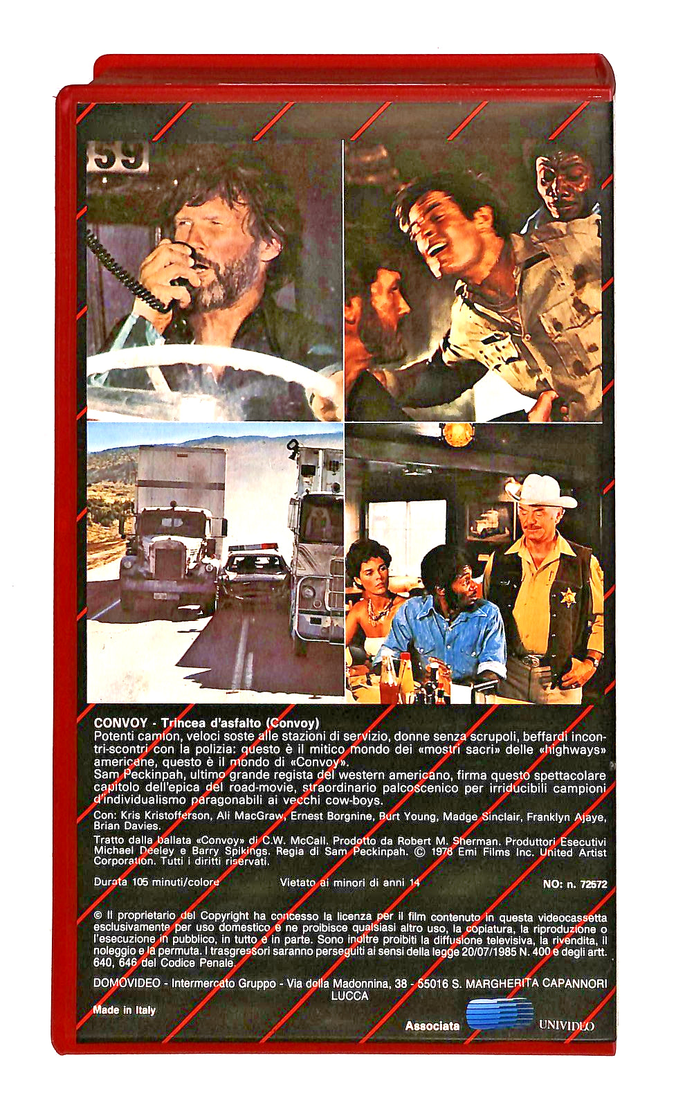 EBOND Convoy Sam Peckinpah Kristofferson Graw VHS VH002378