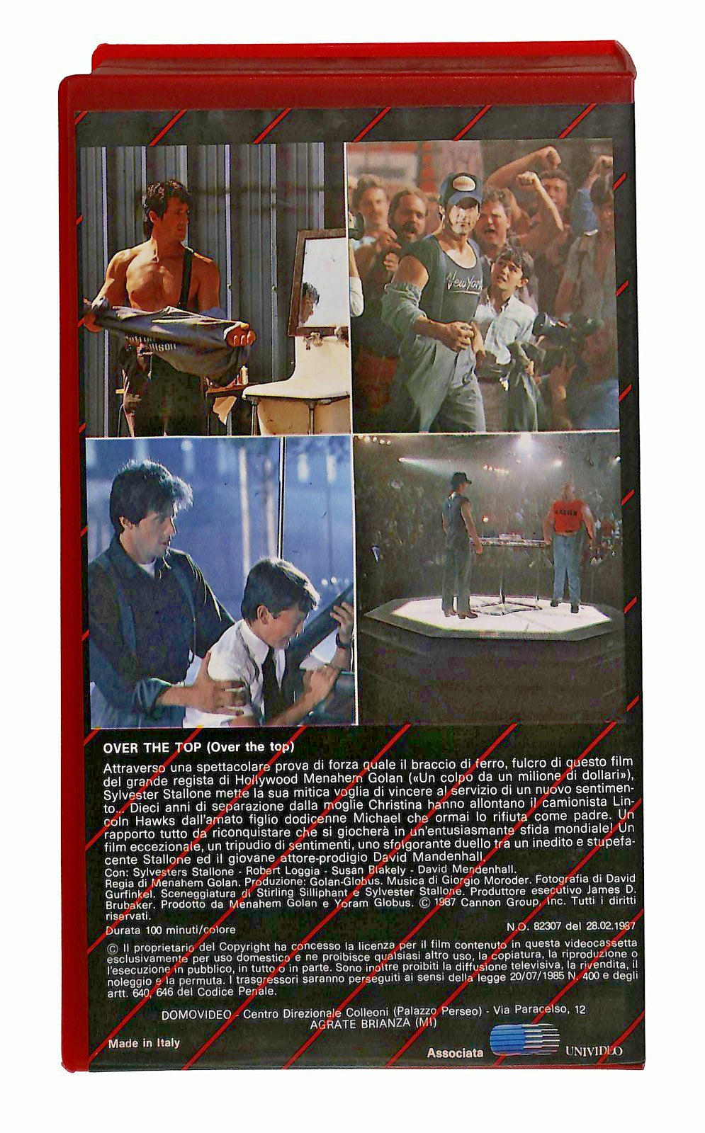 EBOND Over The Top Sylvester Stallone Domovideo VHS VH002412