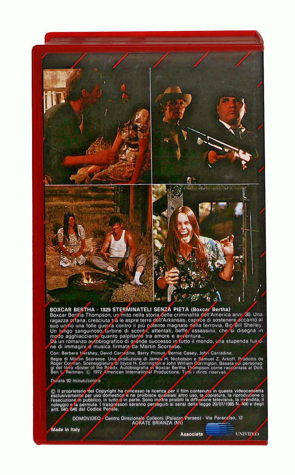 EBOND Boxcar Bertha Martin Scorsese Domovideo VHS VH002420