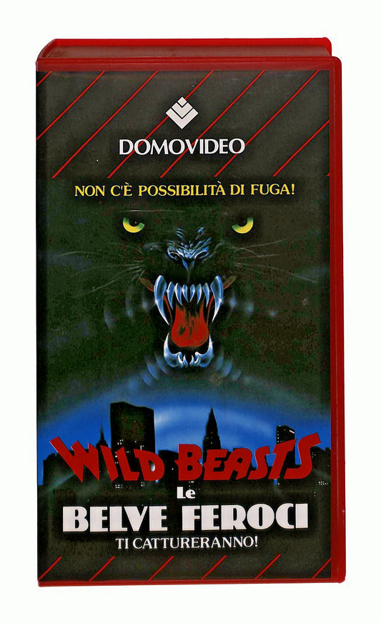 EBOND Wild Beast Le Bestie Feroci Domovideo VHS VH002432