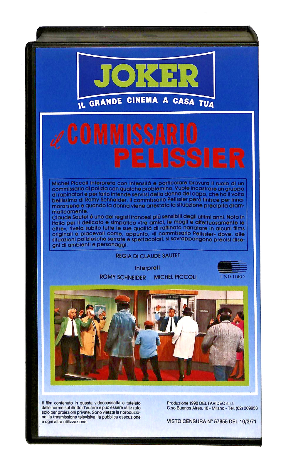 EBOND Il Comissario Pelissier Joker Deltavideo VHS VH002474