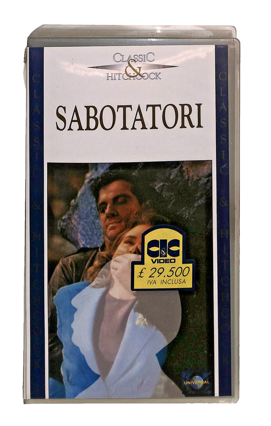 EBOND Sabotatori Classic Hitchcock Universal VHS VH002483