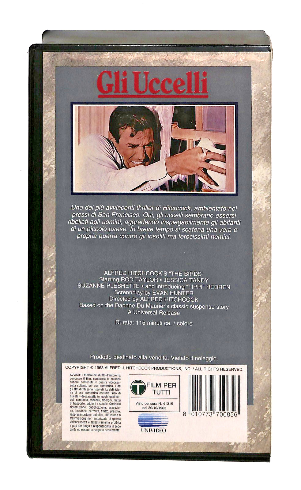 EBOND Gli Uccelli Hitchcock Universal Cic VHS VH002506