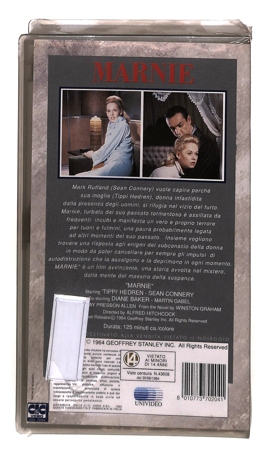 EBOND Marnie Hitchcock Universal VHS VH002515