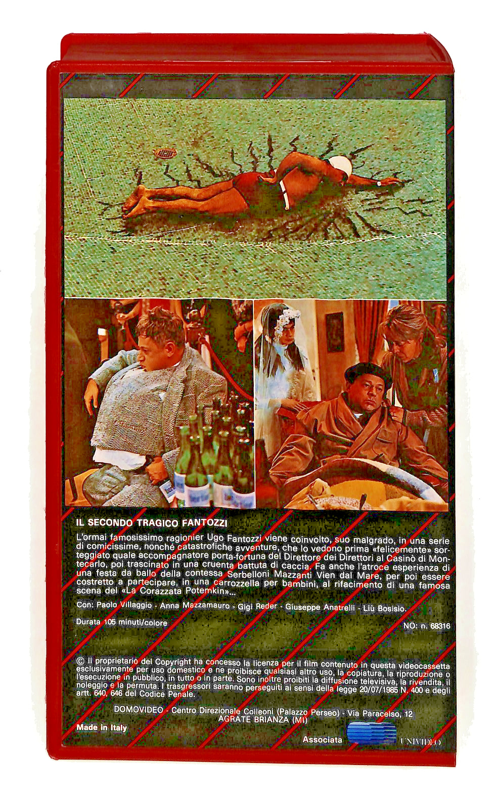 EBOND Il Secondo Tragico Fantozzi Paolo Villaggio Domovideo VHS VH002529