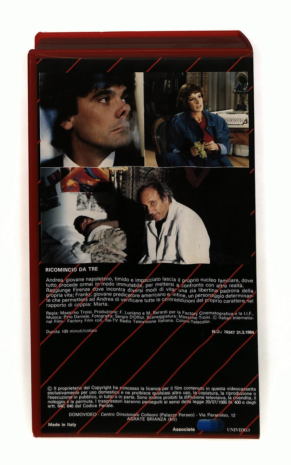 EBOND Ricomincio Da Tre Massimo Troisi VHS VH002531