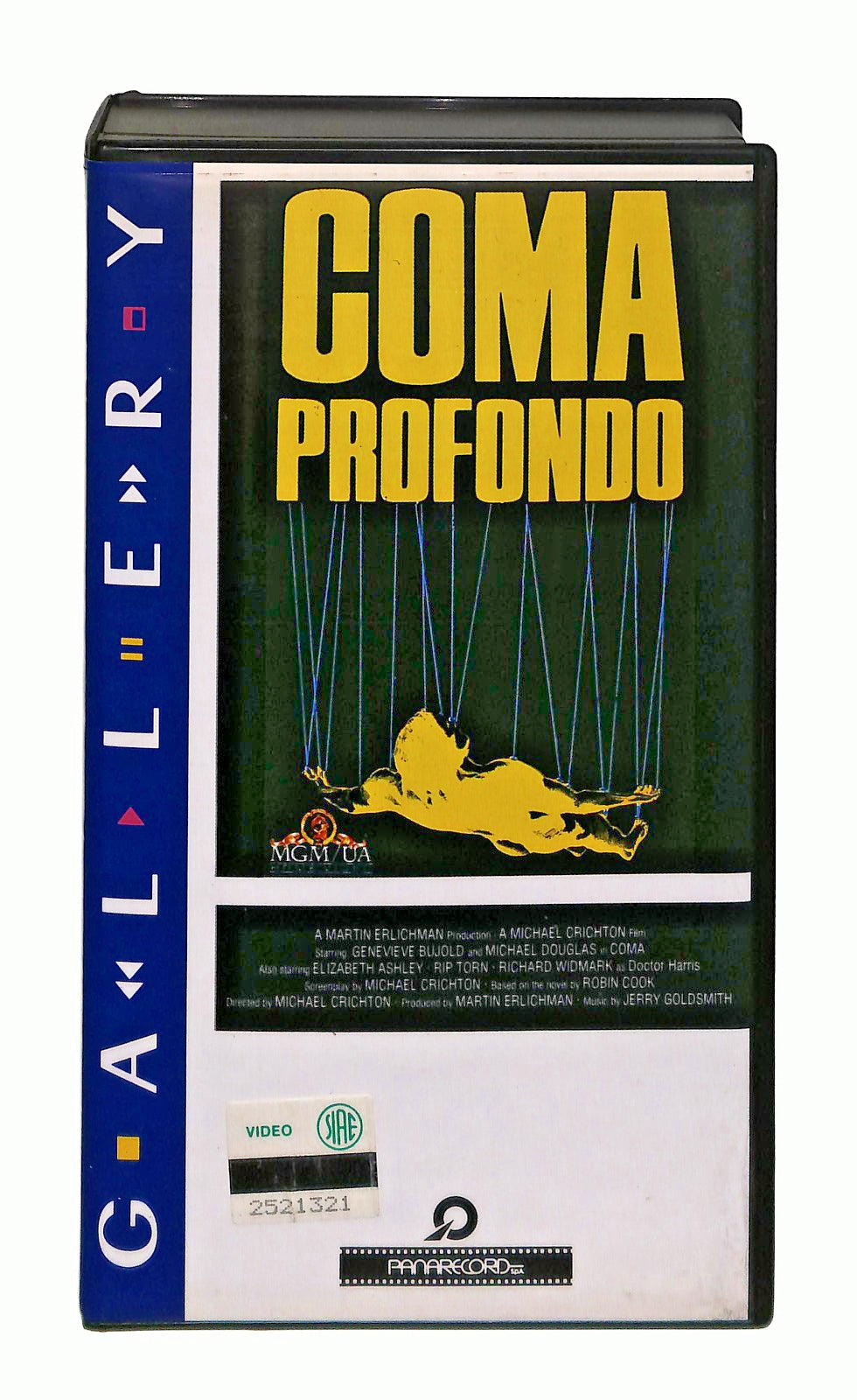 EBOND Coma Profondo Michael Crichton Panarecord Gallery Mgm Ua VHS VH002555