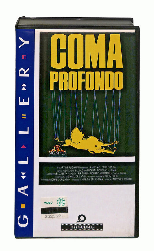 EBOND Coma Profondo Michael Crichton Panarecord Gallery Mgm Ua VHS VH002555