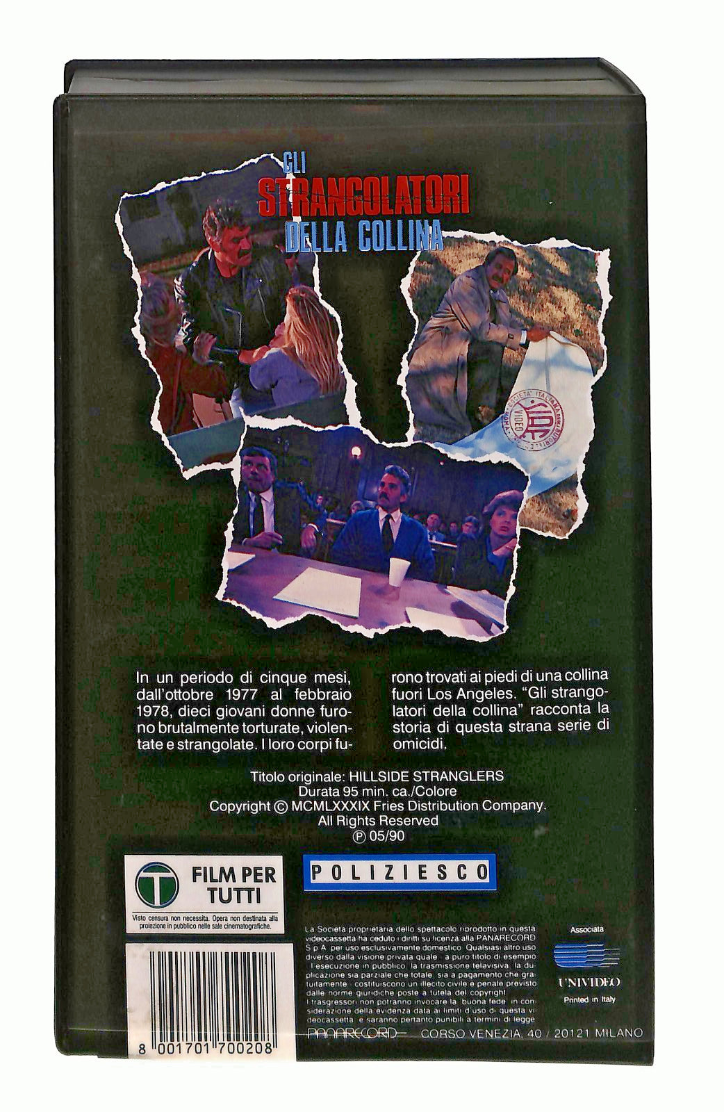 EBOND Gli Strangolatori Della Collina Panarecord VHS VH002564