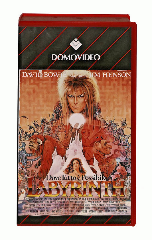 EBOND Labyrinth David Bowie Domovideo VHS VH002575