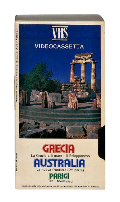 EBOND Grecia Australia Parigi Mondo In Video N 5 VHS VH002583