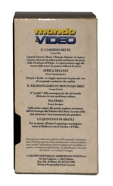 EBOND Il Cammino Dei Re Africa Dell Est Mondo In Video N 26 VHS VH002586