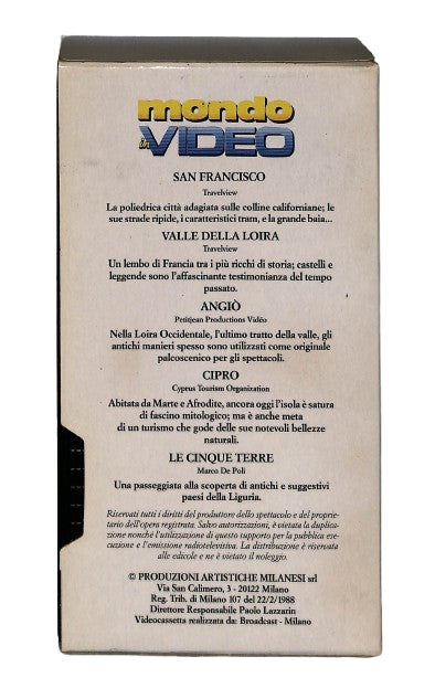 EBOND San Francisco Valle Della Loira Angio Mondo In Video N 23 VHS VH002587
