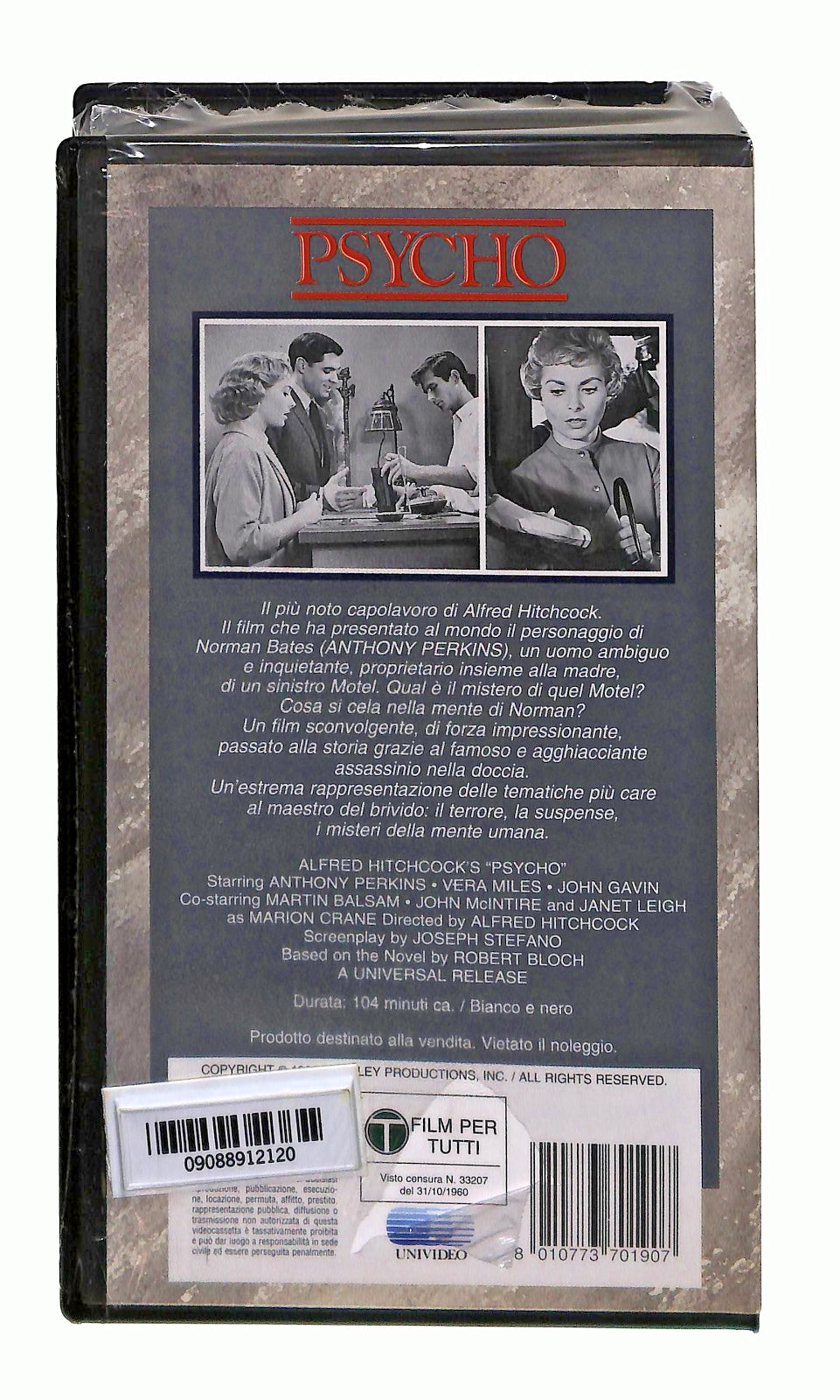 EBOND La Finestra Sul Cortile Hitchcock Universal Cic VHS VH002607