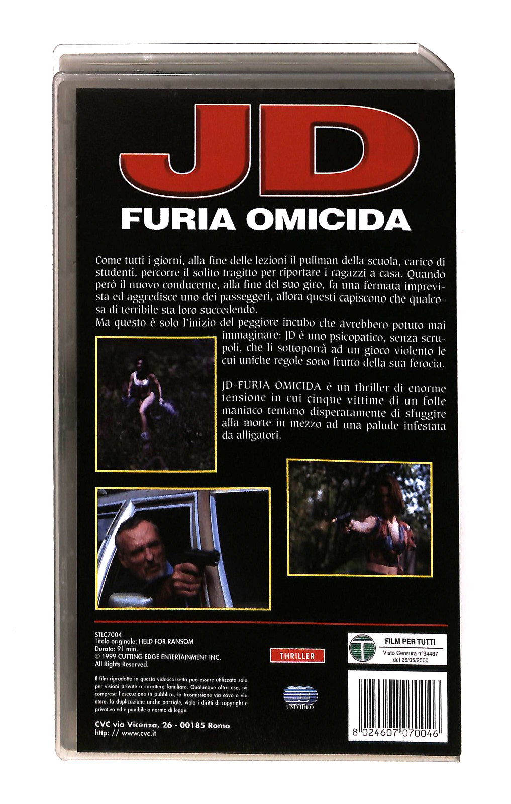 EBOND Jd Furia Omicida Dennis Hopper VHS VH002623
