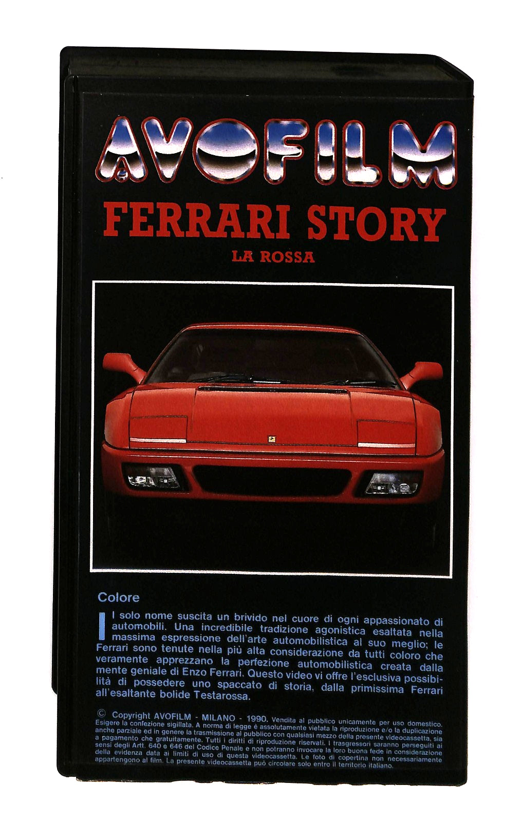 EBOND Ferrari Story La Rossa Avofilm VHS VH002627