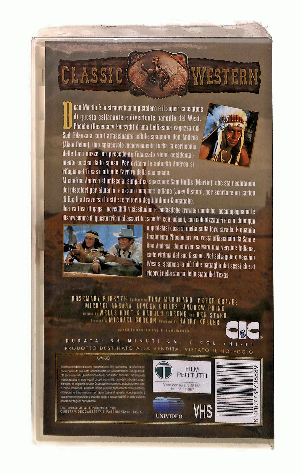 EBOND Texas Oltre Il Fiume Universal VHS VH002633