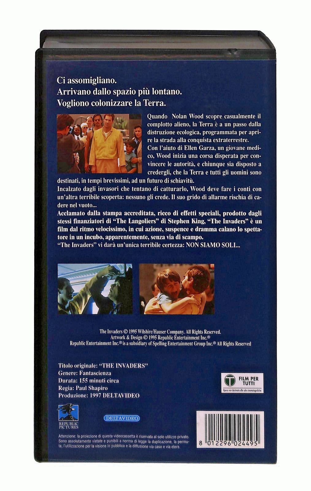 EBOND The Invaders Gli Invasori Sono Tra Noi Republic Deltavideo VHS VH002671