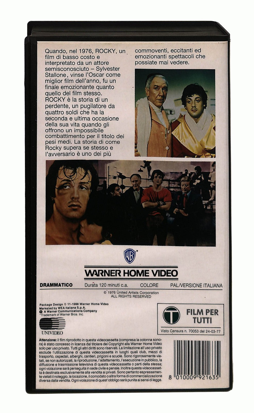 EBOND Rocky Gli Scudi Wb VHS VH002766