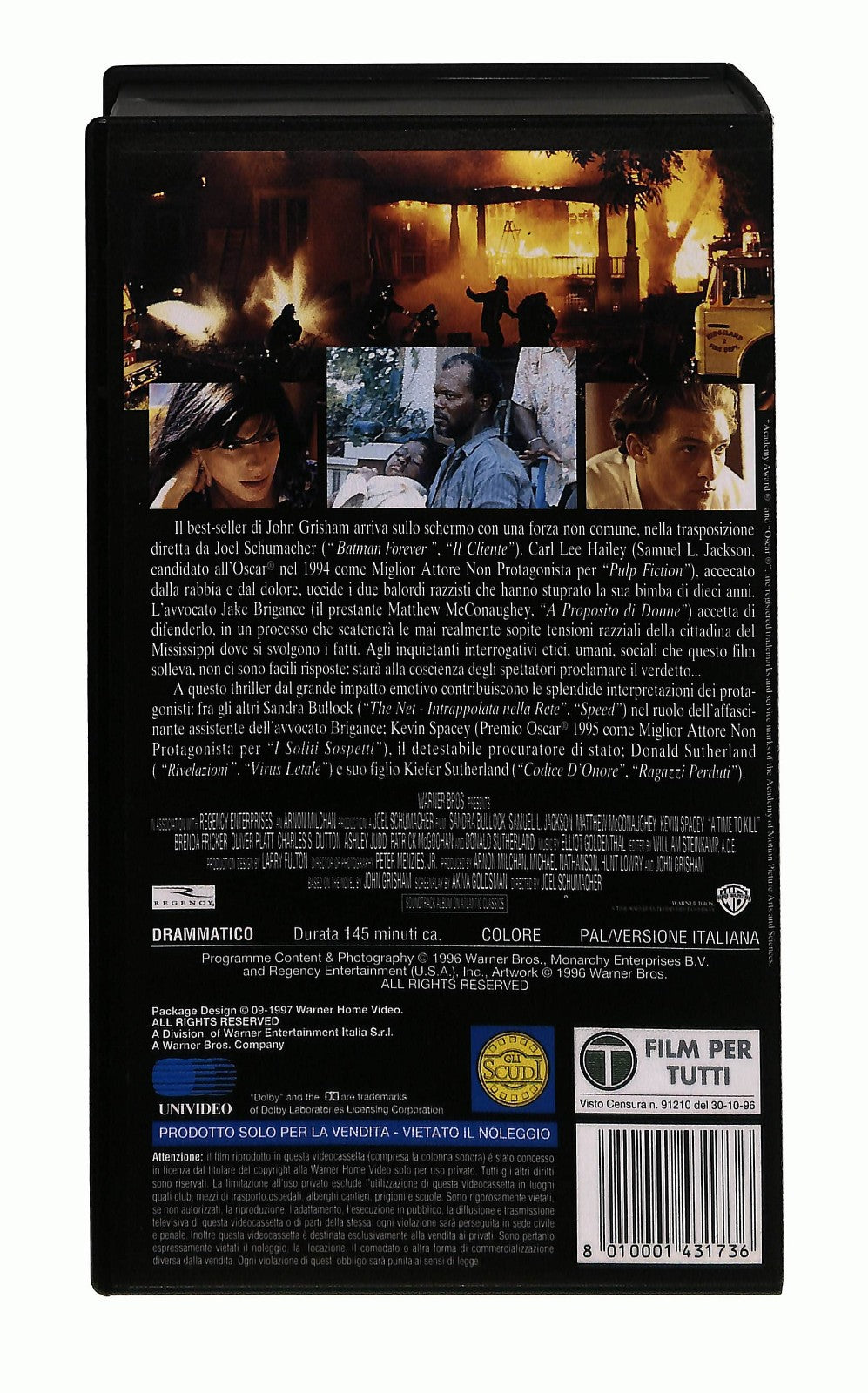 EBOND Il Momento Di Uccidere Wb VHS VH002802